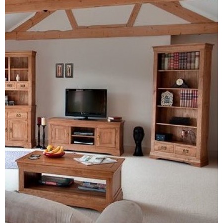 French Oak - 1m2 : Kệ TiVi Gổ Sồi + 2 Cánh Cửa Gỗ